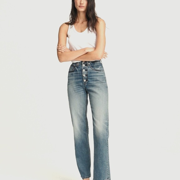 NWT Rag and Bone Super High Rise Jane Jeans sz 27 - Picture 1 of 10
